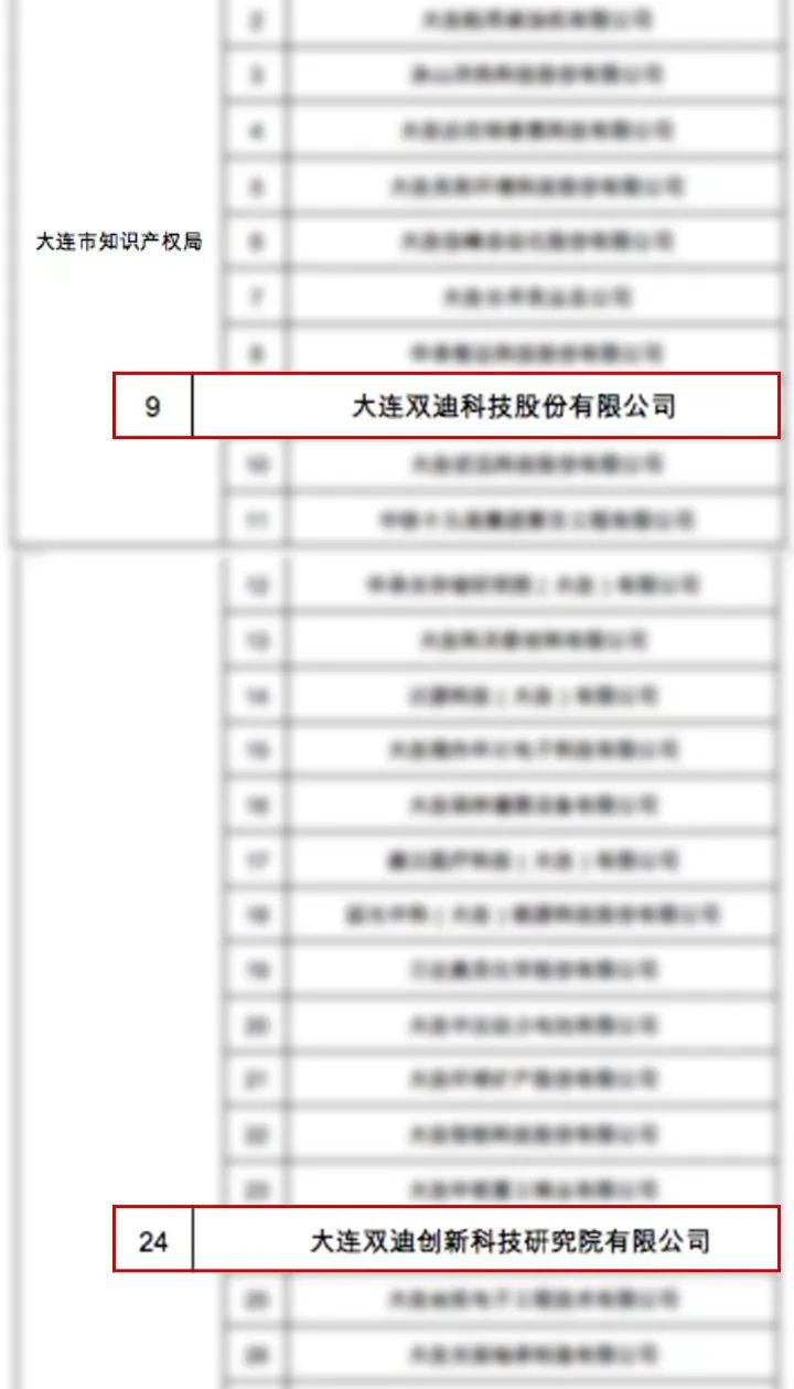 优秀！双迪入选国家知识产权优势企业