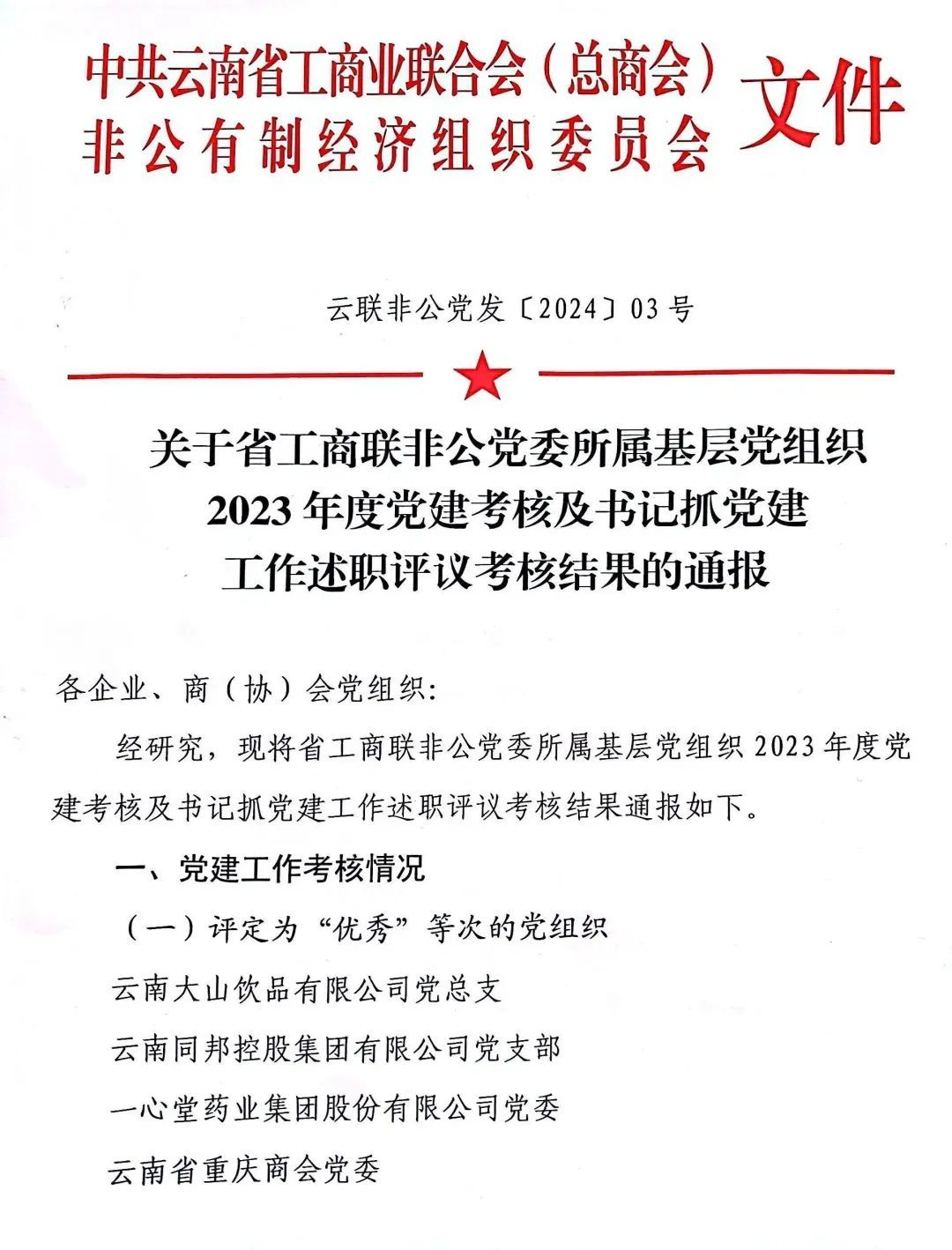 理想华莱党委被评为2023年度优秀党组织